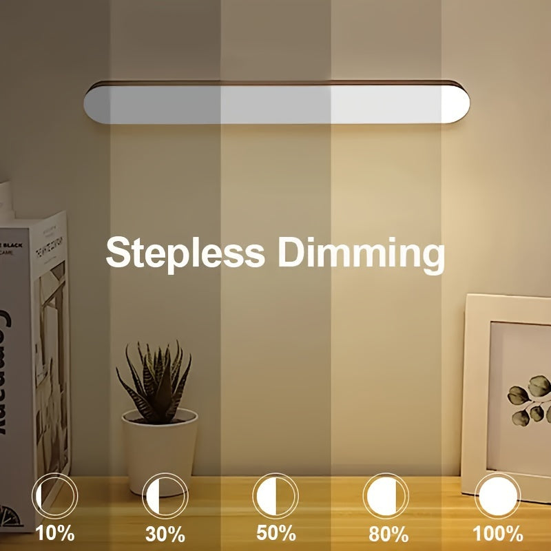 LED Vanity Mirror Lights with Touch Control, 360° Rotation, Rechargeable Battery