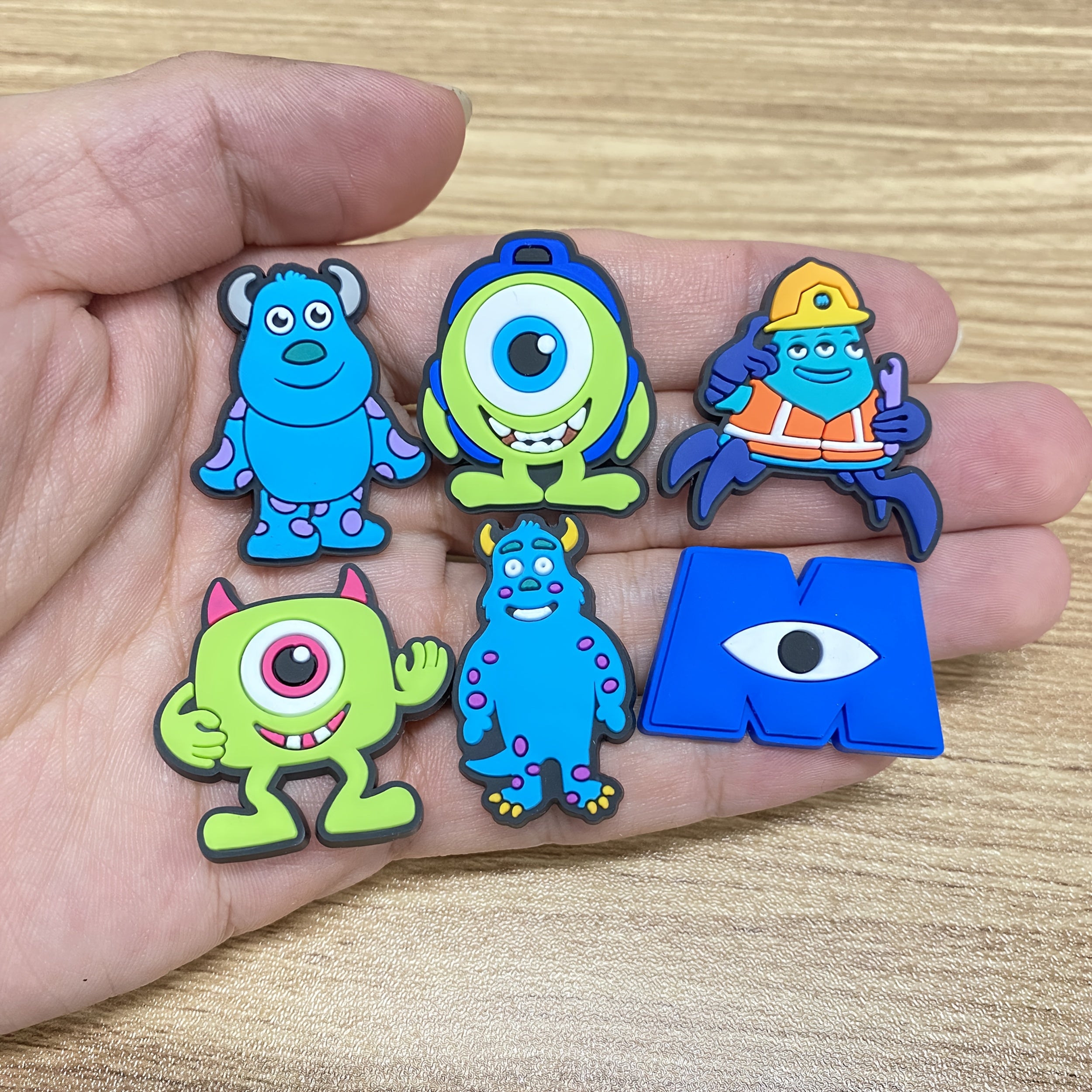 40 Pcs Kids Shoe Charms PVC Decorations for Bubble Slides with Buttons