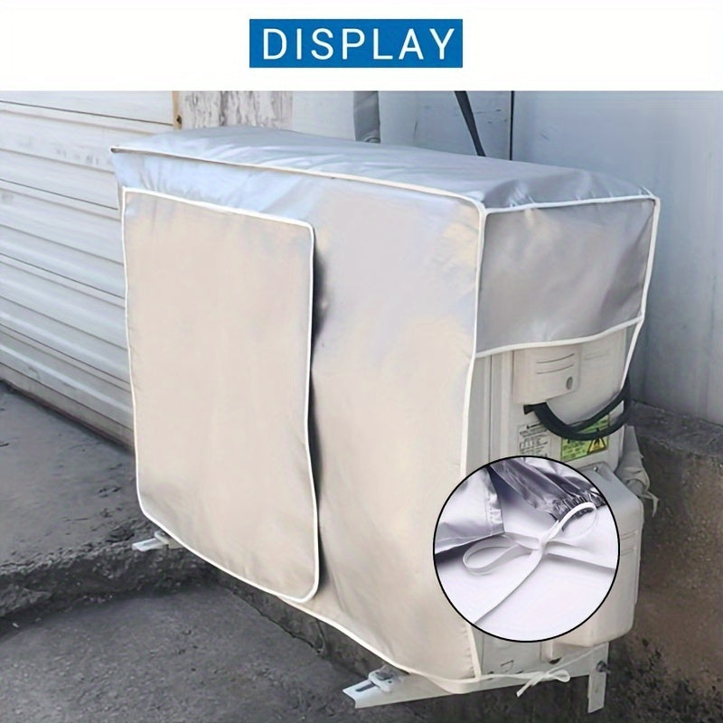Outdoor Air Conditioner Cover Waterproof Dustproof Thermal Insulation Snow Blocker