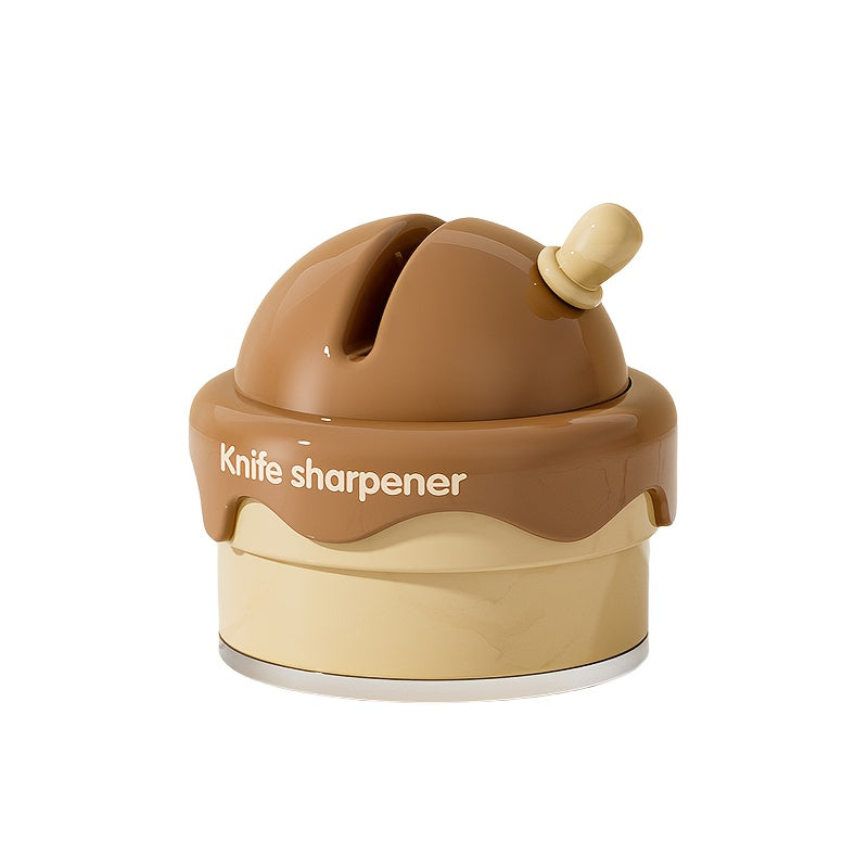 Kichik Mini Pichoq O'tkazgich, Suyuq Qopqoq Baza bilan, Nozik Qirralar ABS Materialidan Yasalgan, Elektr energiyasi talab qilinmaydi, Oshxona asboblari, Qaychi va Meva pichoqlari uchun mukammal - Kuchli, Uzoq muddatli va Oson olib yurish uchun.