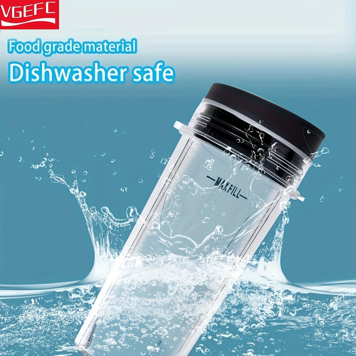 Juego de 2 tazas de licuadora de 16oz con tapas para Nutri Ninja compatible con múltiples modelos