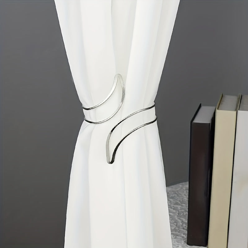 Golden Curtain Clips Set for Drapery Tiebacks and Home Decor