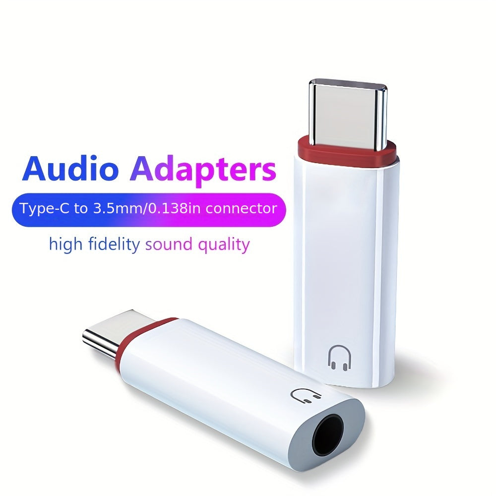 USB C to 3.5mm Audio Adapter for iPhone Samsung Devices Male to Female Headphone Converter