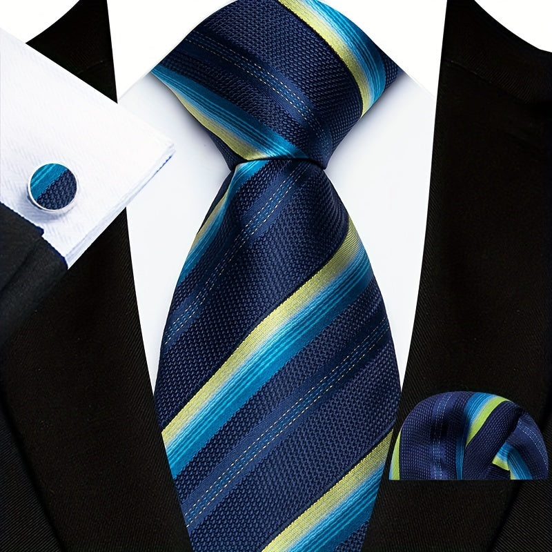  erkaklar uchun Paisley galstuk, manşetlinks va paypoq to'plami sovg'a uchun