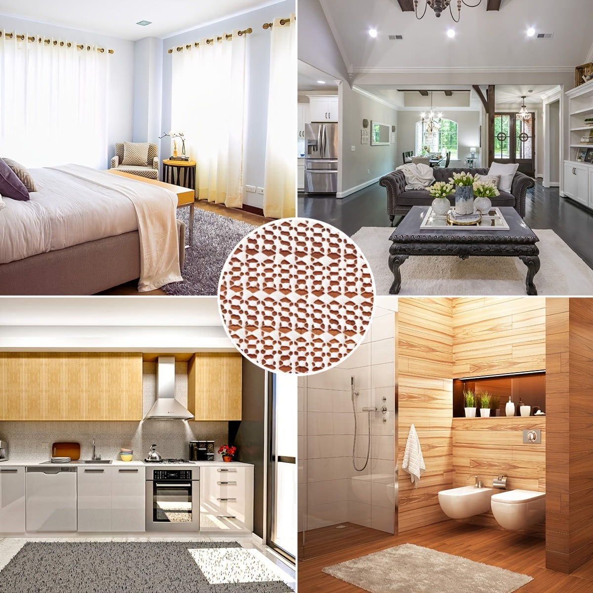 Multi-Functional Anti-Skid Rug Pad for Rugs and Upholstery, Customizable and Non-Slip