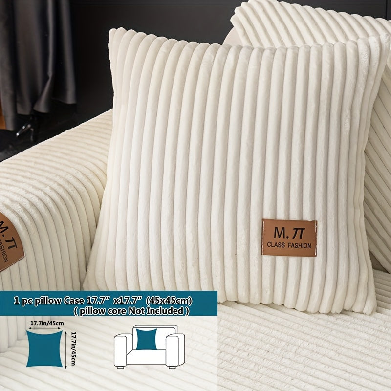 Плюшевый чехол на диван, толстый, теплый, зимний, противоскользящий, современный, дружелюбный к питомцам, для гостиной, спальни, офиса