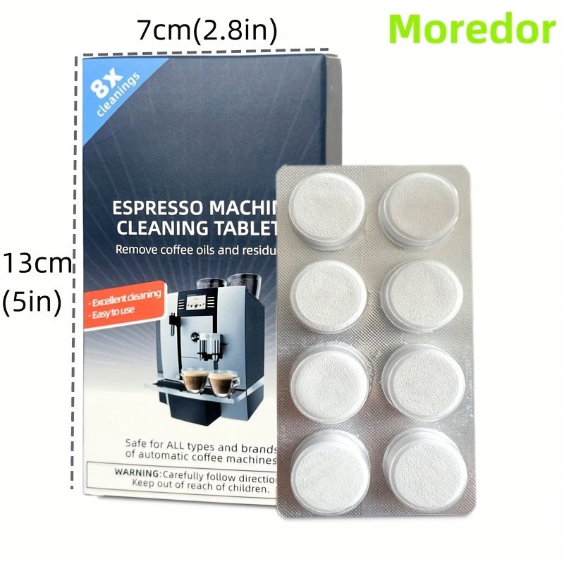 Coffee Machine Cleaning Tablets Descaling Effervescent Solution 8pcs