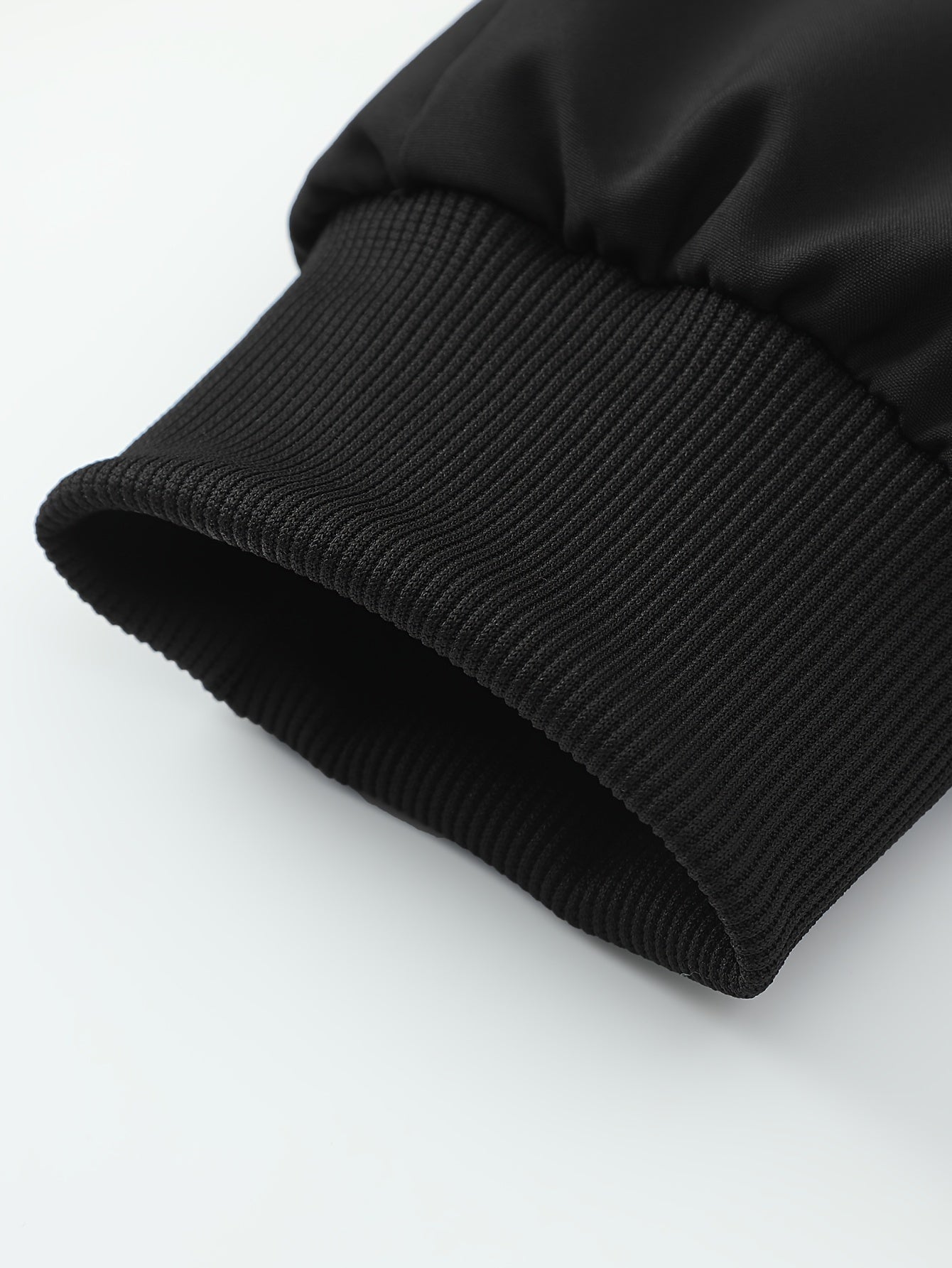 Men's Polyester Sports Tracksuit Set with Collared Neck Full-Zip Jacket and Pockets Patchwork Design Spring Fall Regular Fit