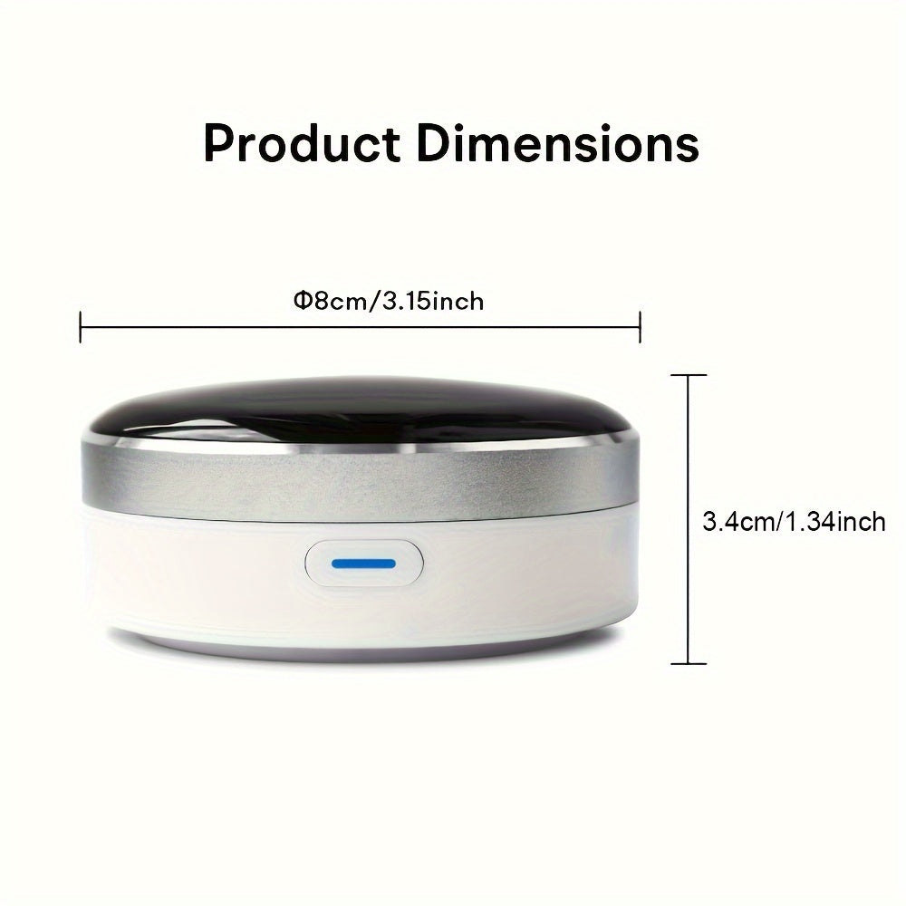 1 шт. WiFi ИК Умный Универсальный Пульт Дистанционного Управления для Бытовой Техники, ТВ, Кондиционера, Вентилятора, DVD Проектора. Поддерживает управление через приложение и голосовое управление с Tuya Smart, Smart Life, Amazon Alexa, Google Home.