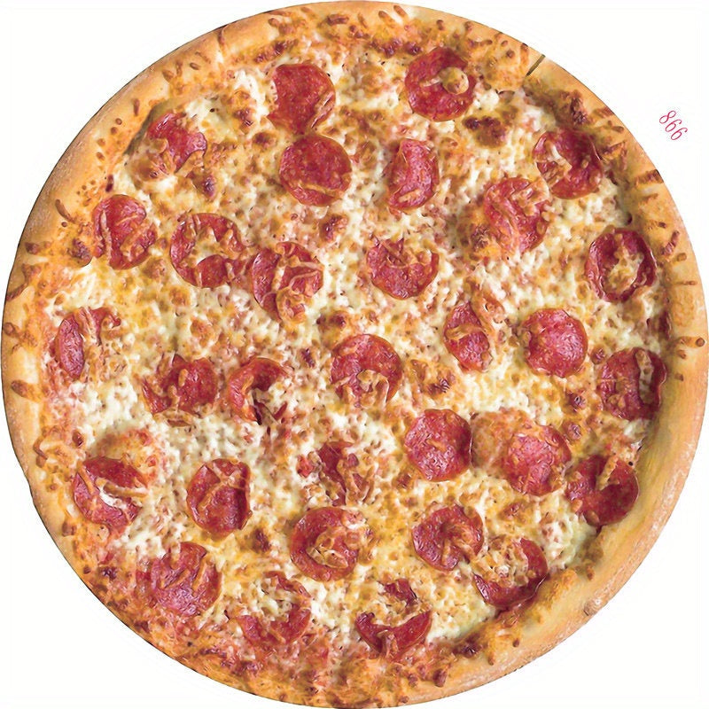 Flannel Food Print Blanket Soft Warm Multi-Functional for Couch Bed Camping Travel