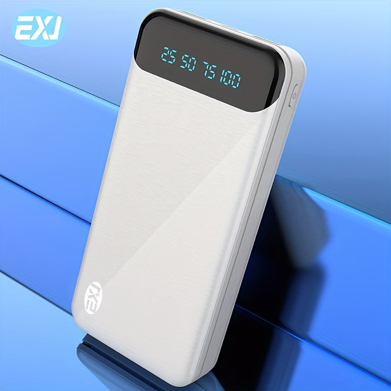LED displeyli 20000mAh quvvat banki USB Type-C Micro kirish portativ zaryadlovchi iOS Android uchun