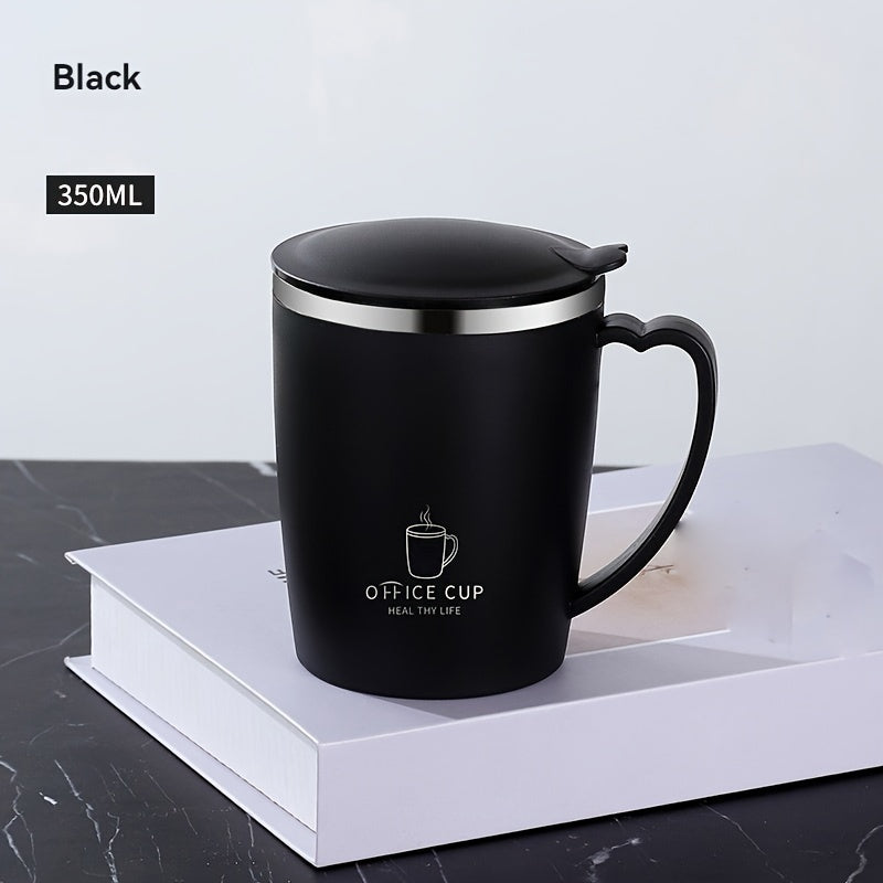 304 Stainless Steel Coffee Mug 350ml Double-Walled Insulated Hot Cold Drinkware