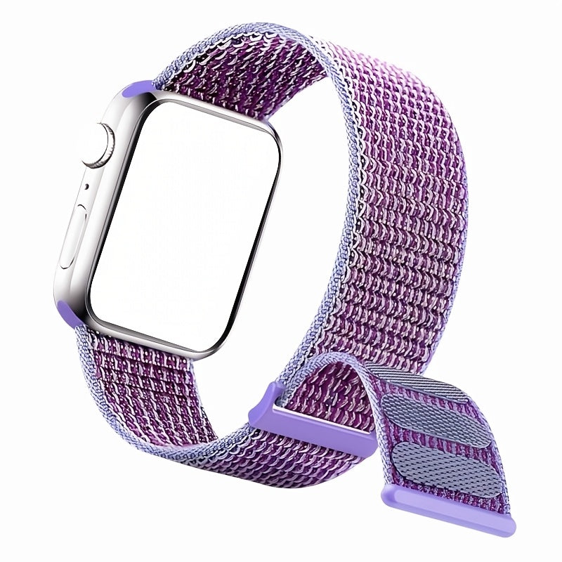 Havo o'tkazuvchi Naylon sport soat bandi, sozlanadigan, Apple Watch Series 38mm 49mm bilan mos keladi