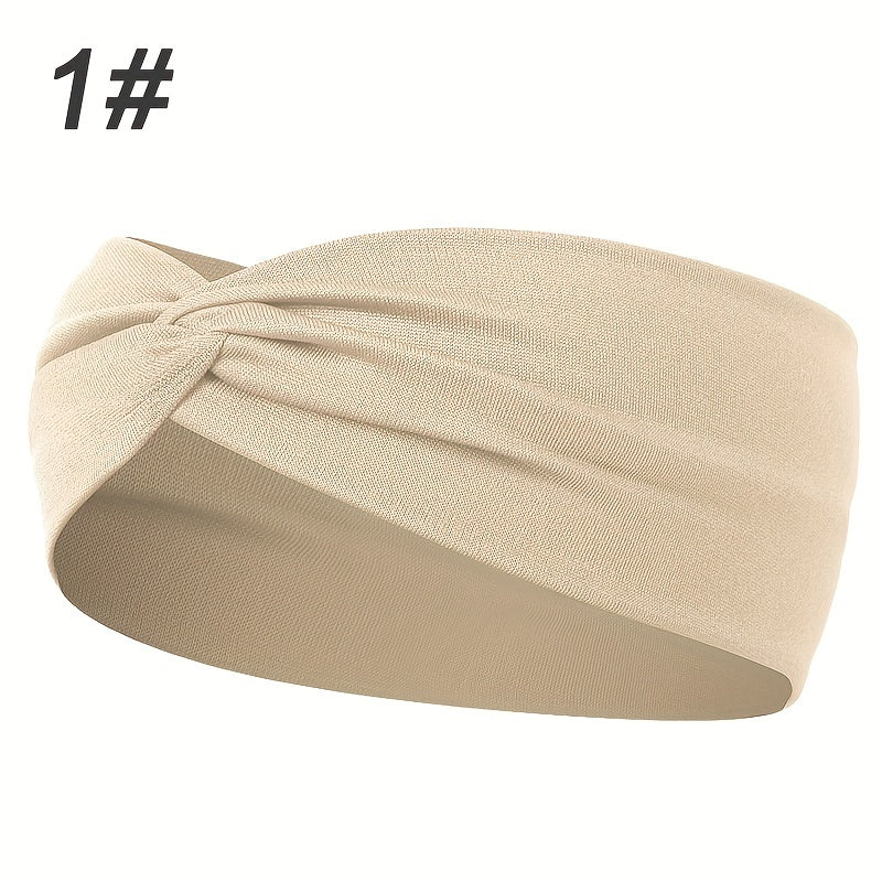 Ayollar uchun bir rangli burmalangan soch to'rva elastik terlash bantlari