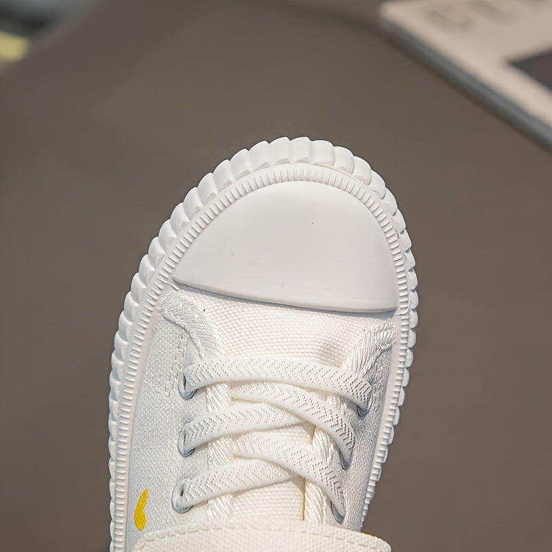 Girls Cartoon Mermaid Low Top Canvas Sneakers Lightweight Non-Slip All Seasons