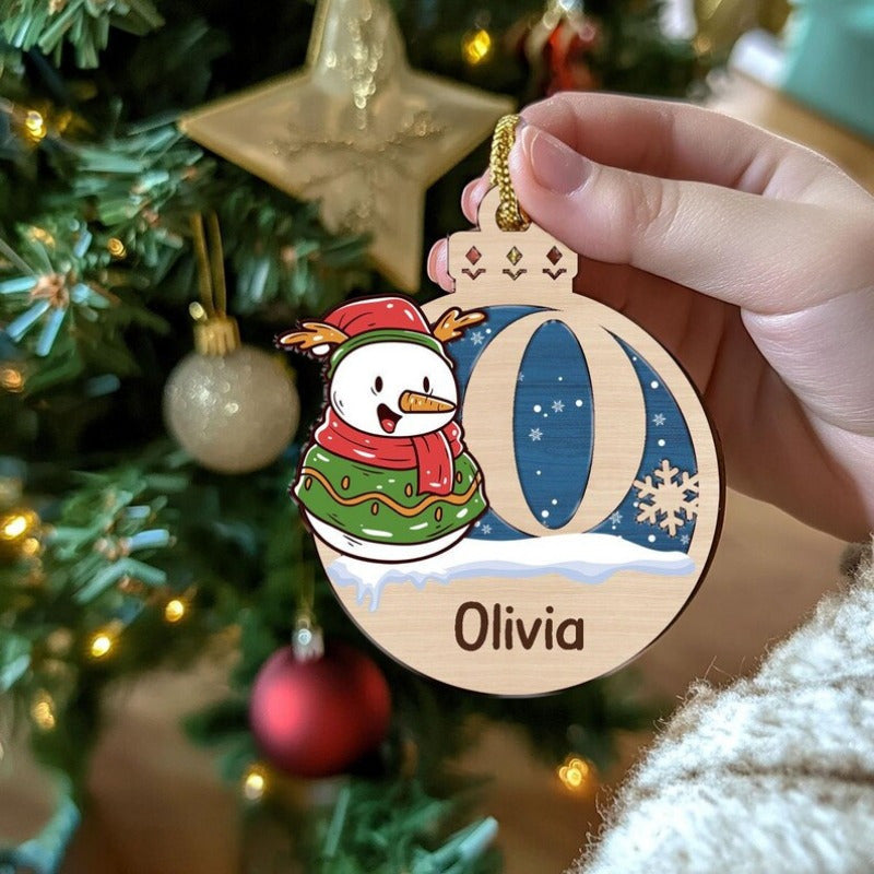 Personalized Women's Natural Wood Keychain with UV Coating for Gifts and Holidays