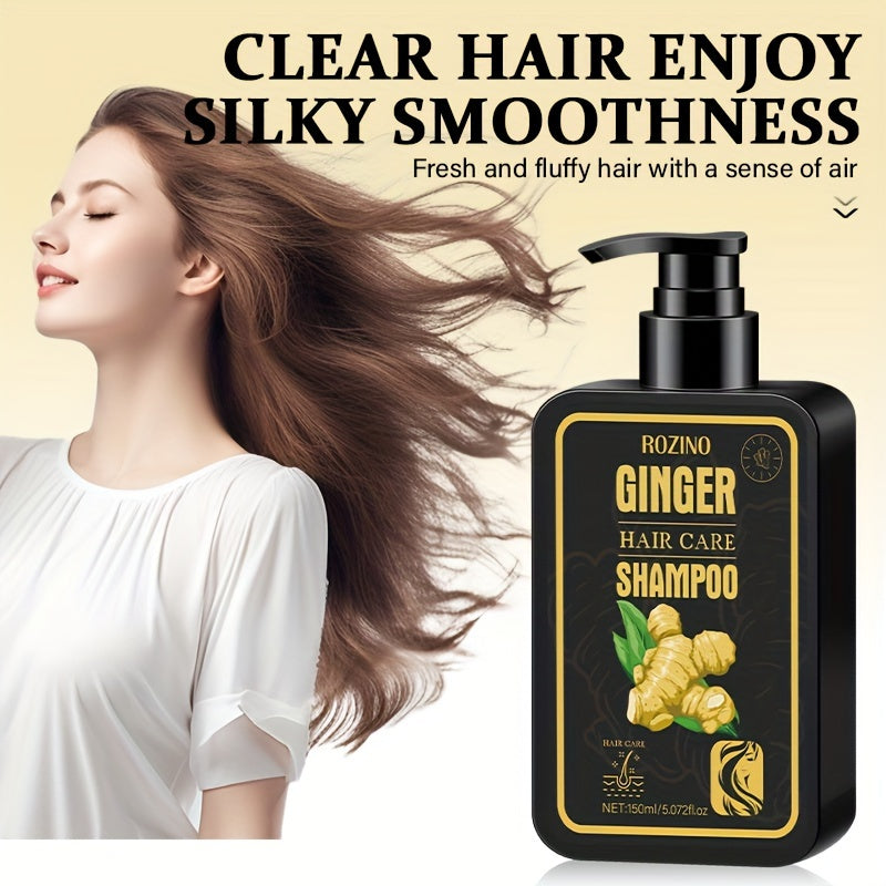 Unisex Ginger Shampoo 150ml Hydrating Cleansing Nourishing Hair Care