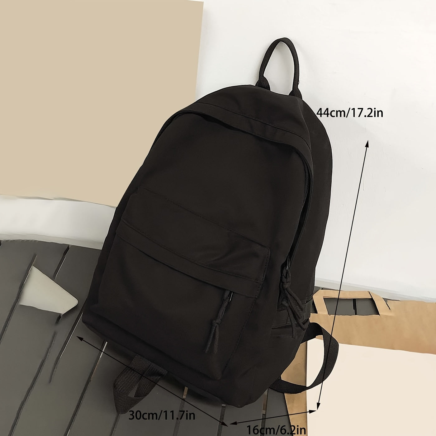 Men's Nylon Shoulder Bag for Travel College and Casual Use