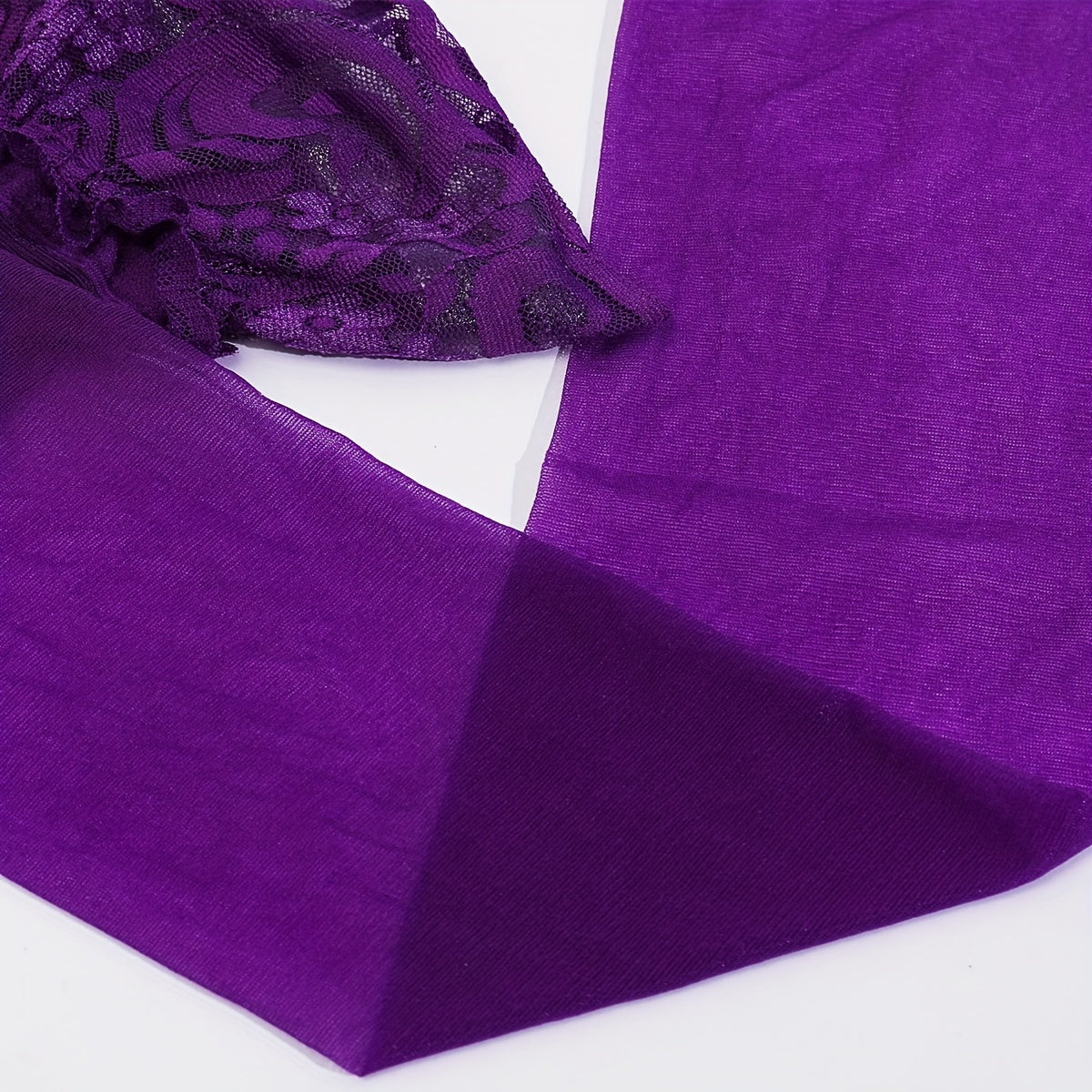 Women's Anti-Slip Lace Long Stockings Thigh-High and Knee-High Ultra-Thin Stockings