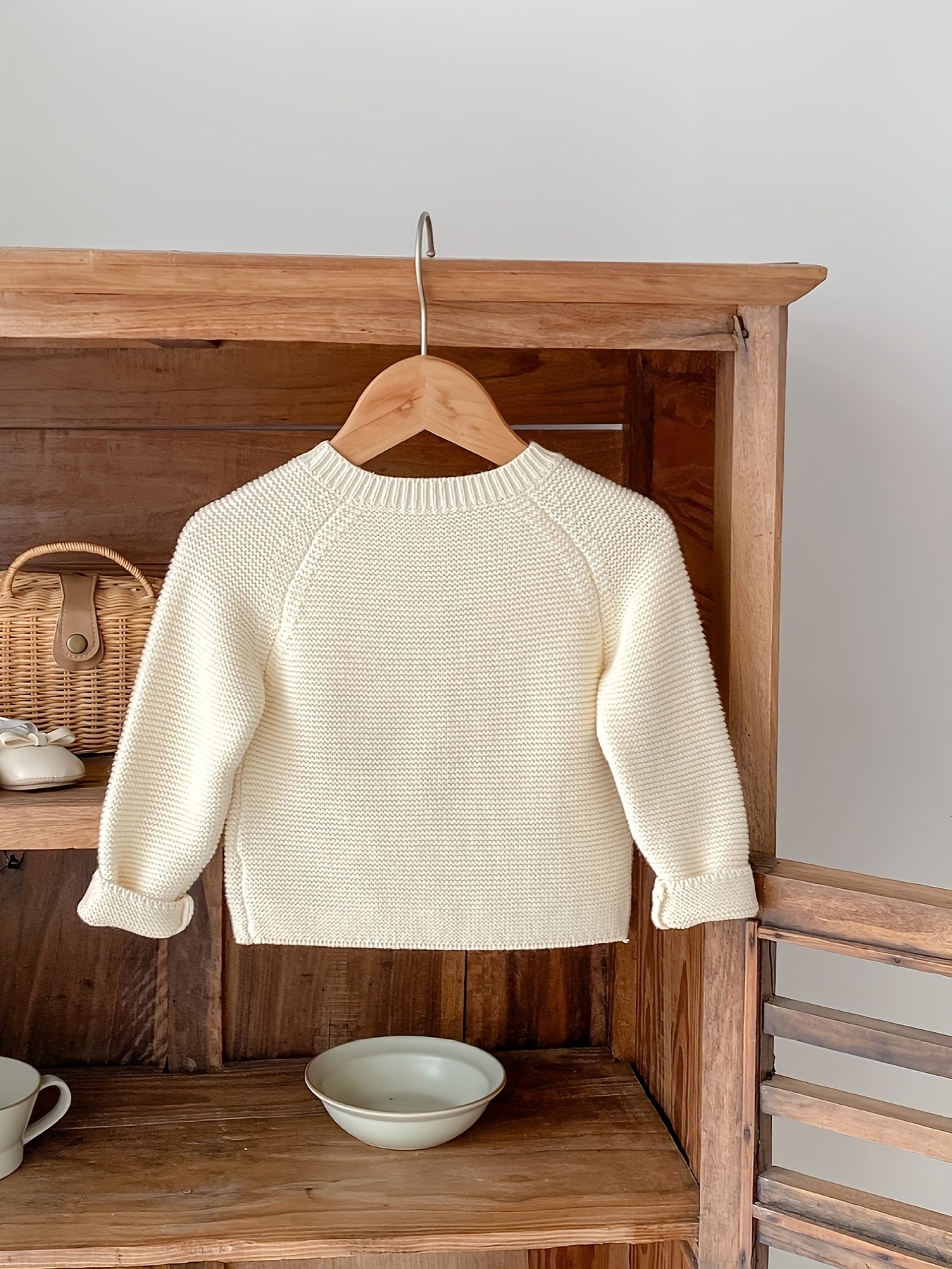 Kichkina qizlar uchun qizilcha, multfilmli tikilgan kardigan, krujkali bo'yin, uzun qo'lli, paxta, bahor va kuz uchun