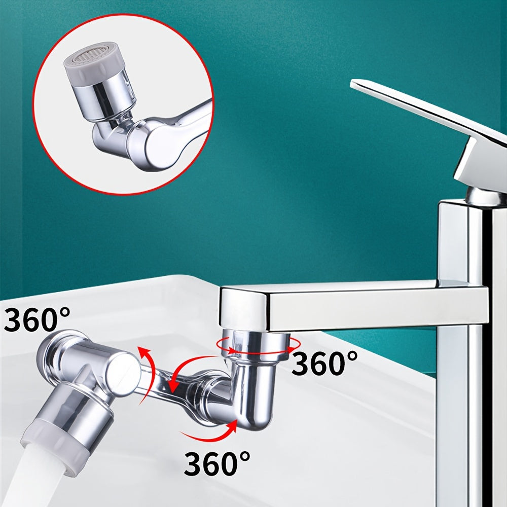 Splash-Proof Water Nozzle with 1080-Degree Rotation for Mechanical Arms