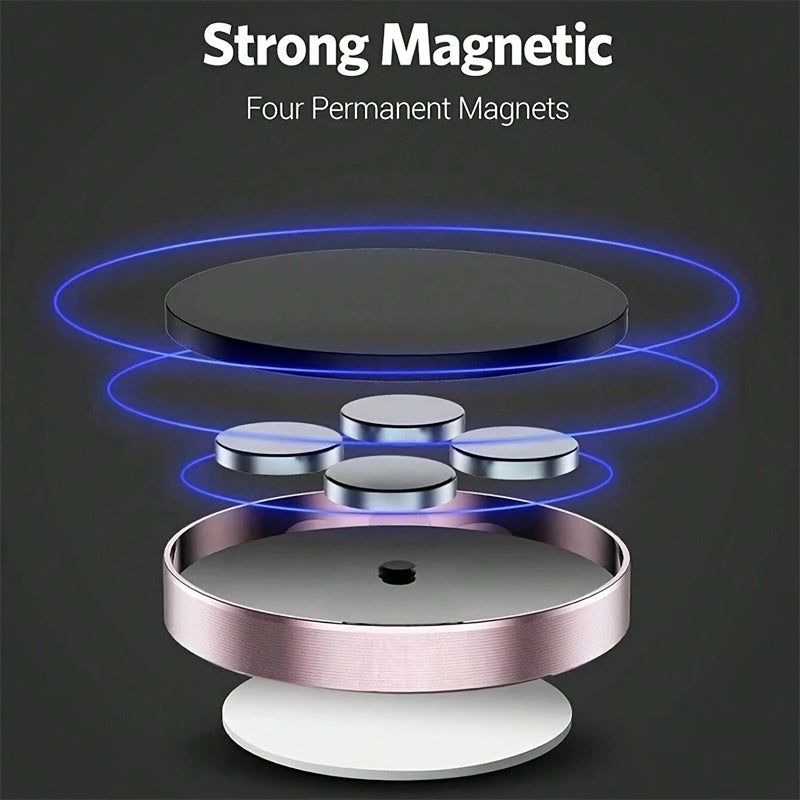 Mini Car Phone Holder Magnetic Suction Cup Dashboard Vent Mount