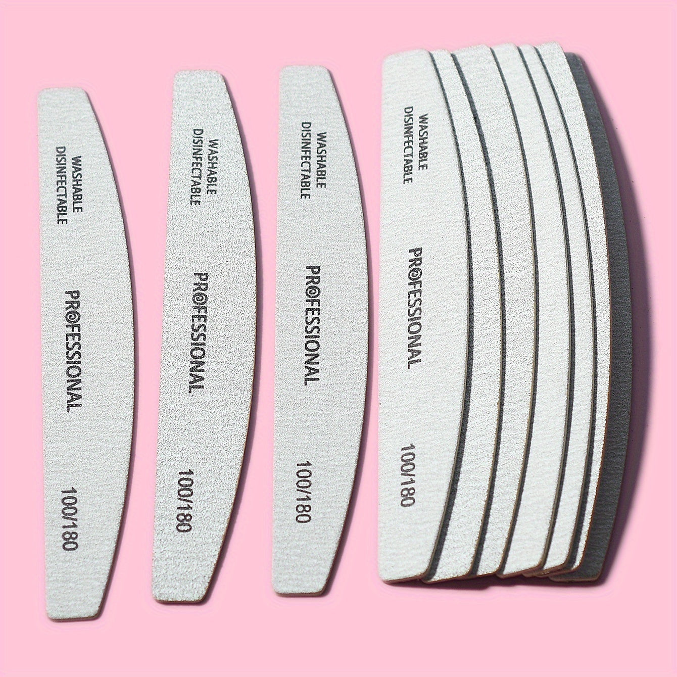 Professional Nail File Buffer Set for Home and Salon Manicures Unscented