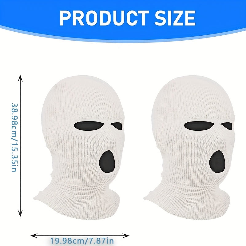 Universal Polyester Car Headrest Covers 2pcs Full Face Mask Design