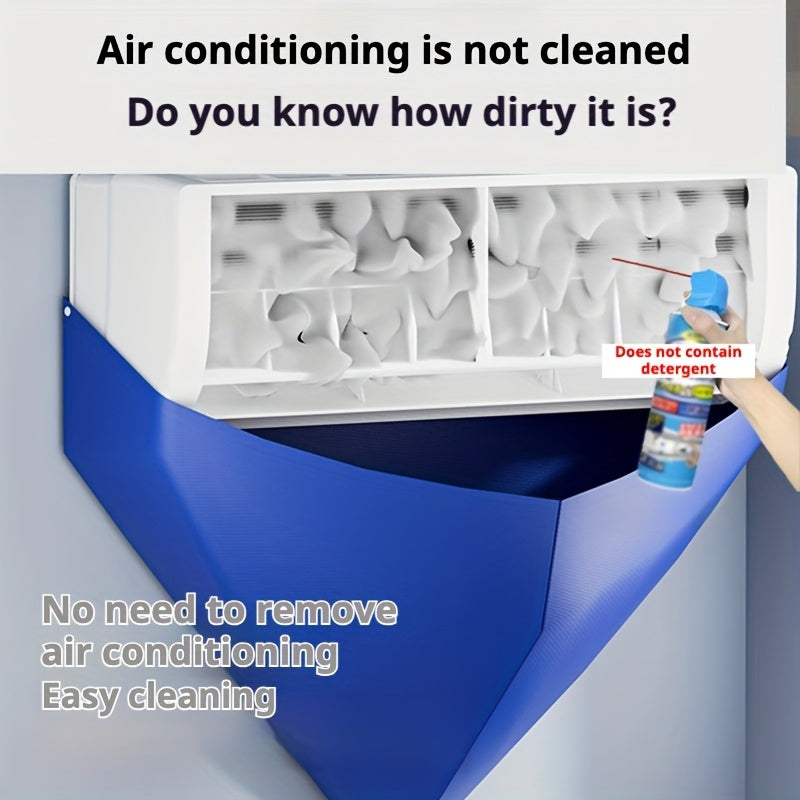 4pcs Reusable Air Conditioner Cleaning Kit with Waterproof Nylon Duster Bags and Double-Layer Edging