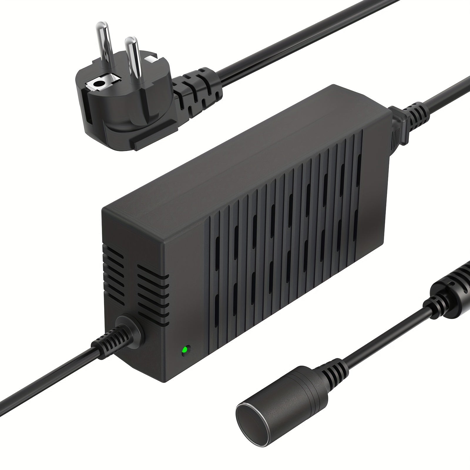 AC to DC Car Charger Adapter 12V Cigarette Lighter Socket Converter 100-240V