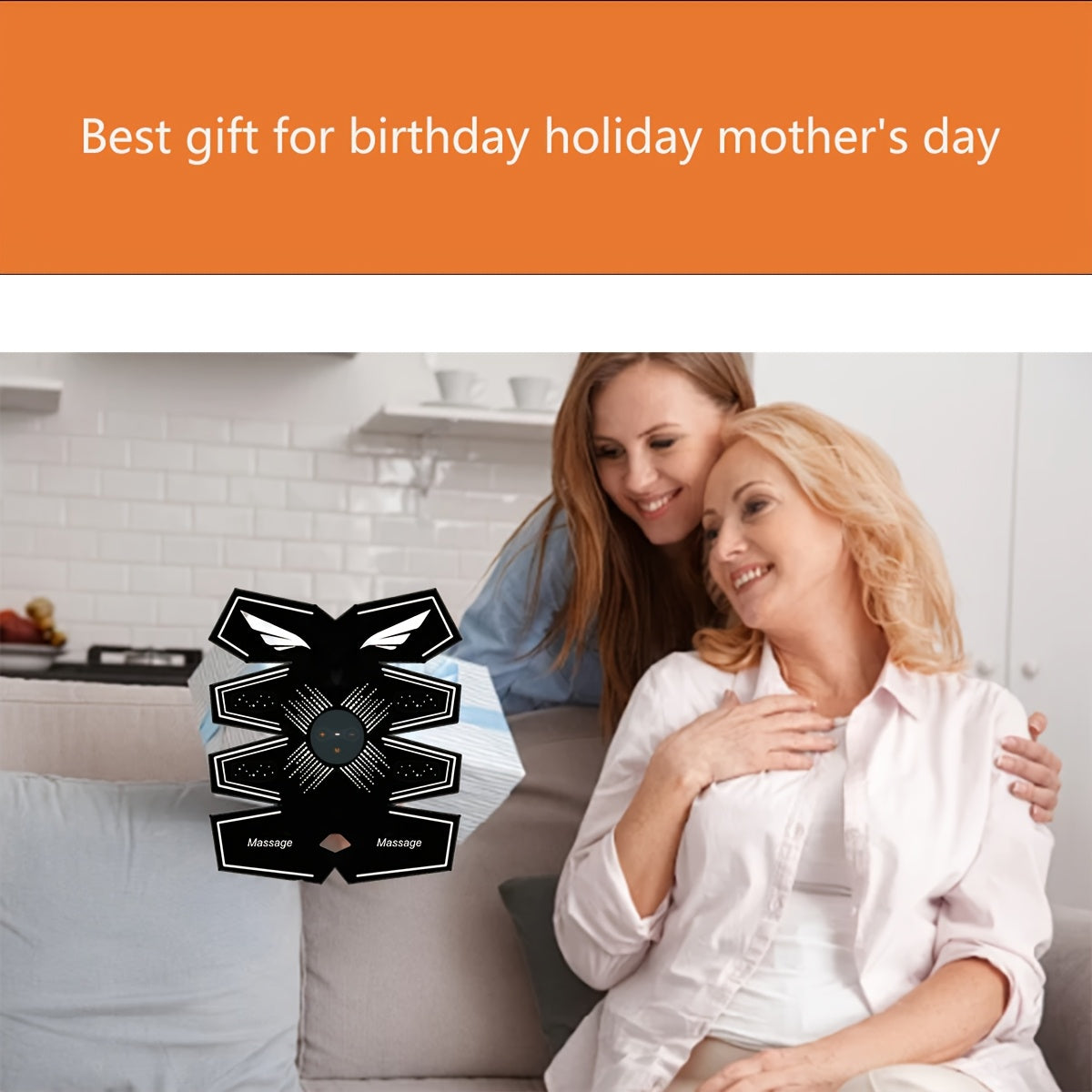 Uydagi foydalanish uchun mo'ljallangan uch qismli EMS massaj kamar to'plami, qo'llar, qorin va sonlarda mushaklarni bo'shashtirish va massaj qilish uchun. Ta'til sovg'asi sifatida ajoyib.