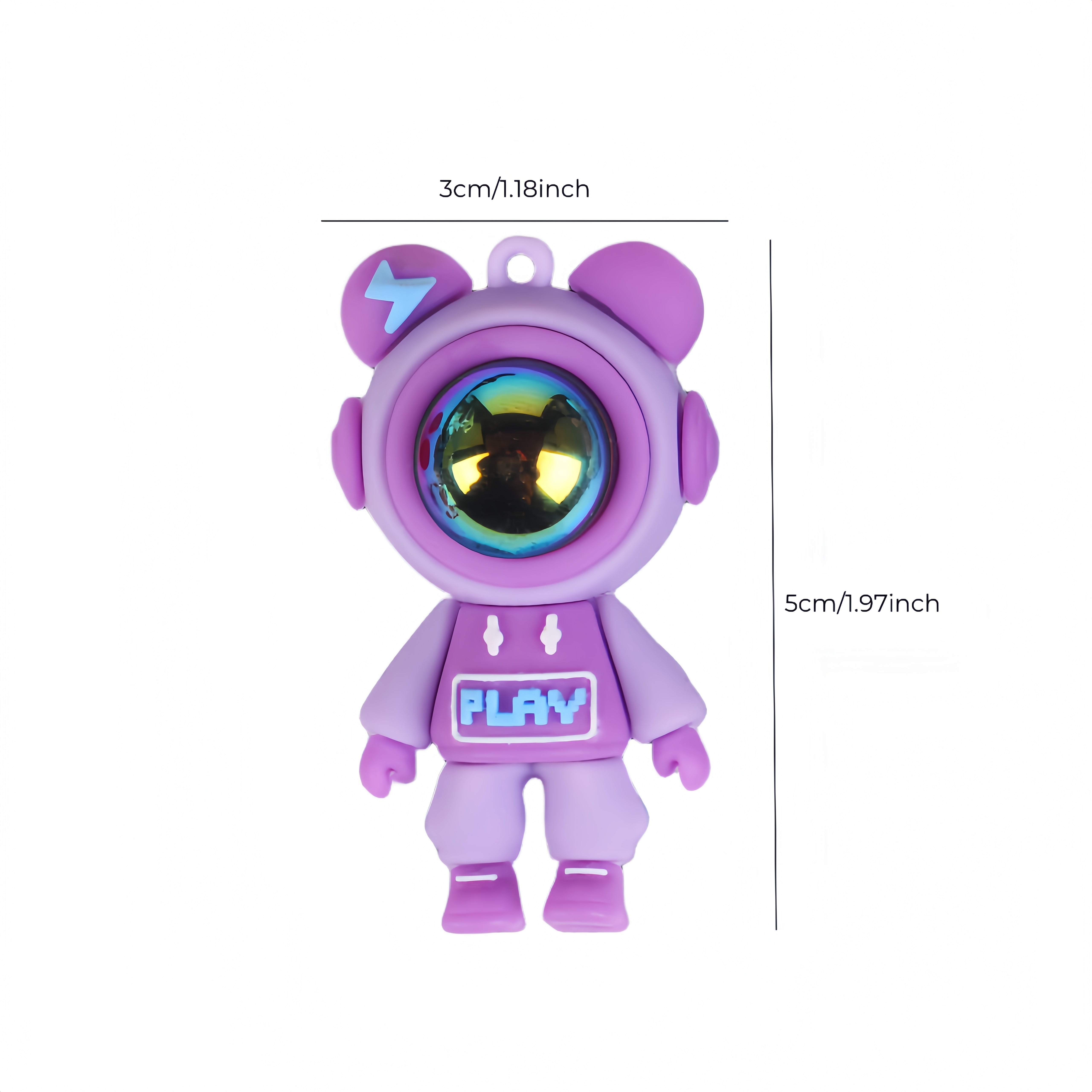 Kosmonavt Lightning Bear Car Air Freshener Clip Aromatherapy Vent Diffuser Set