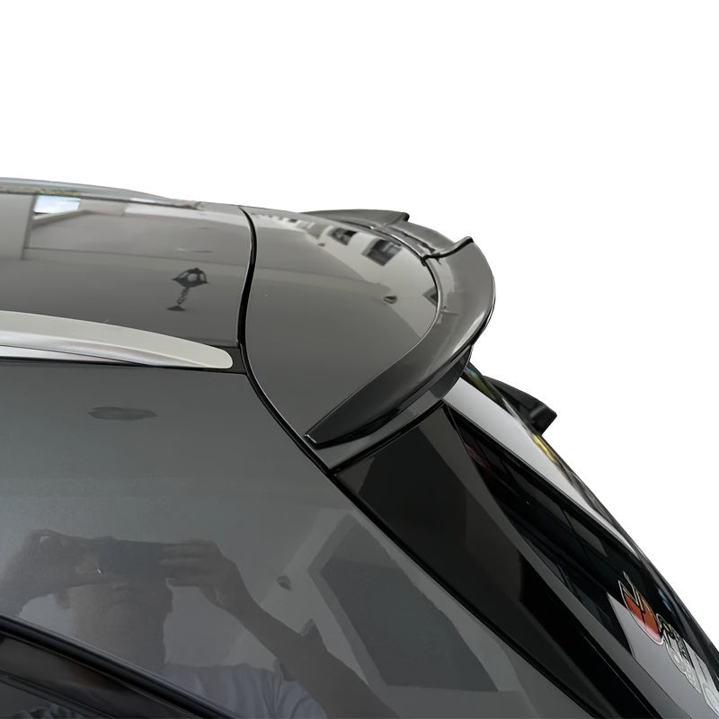 Universal Car Rear Spoiler with Three-Section Design PVC Polished Easy Installation