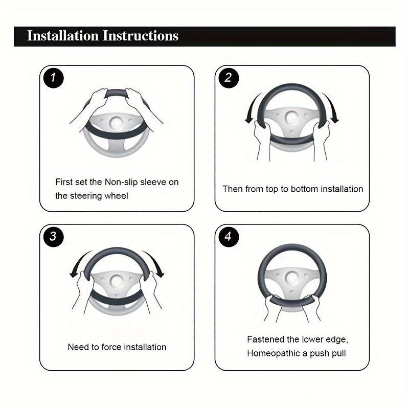 Universal porloq rhinestone avtomobil g'ildirak qoplamasi 36-38cm, sirpanmaydigan, chidamli polyester
