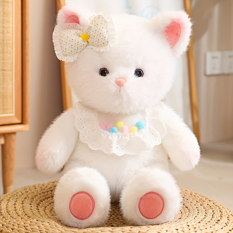 45cm Kawaii Rabbit Plush Toy Teddy Bear Soft Stuffed Animal for Home Decor and Gifts