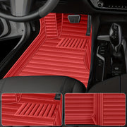 Car Floor Mats Waterproof Weatherproof Full Set for Sedan Car Carpet Luxury
