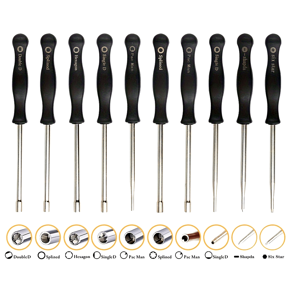 10Pcs Carburetor Adjustment Tool Screwdriver for Small Engine Chainsaws
