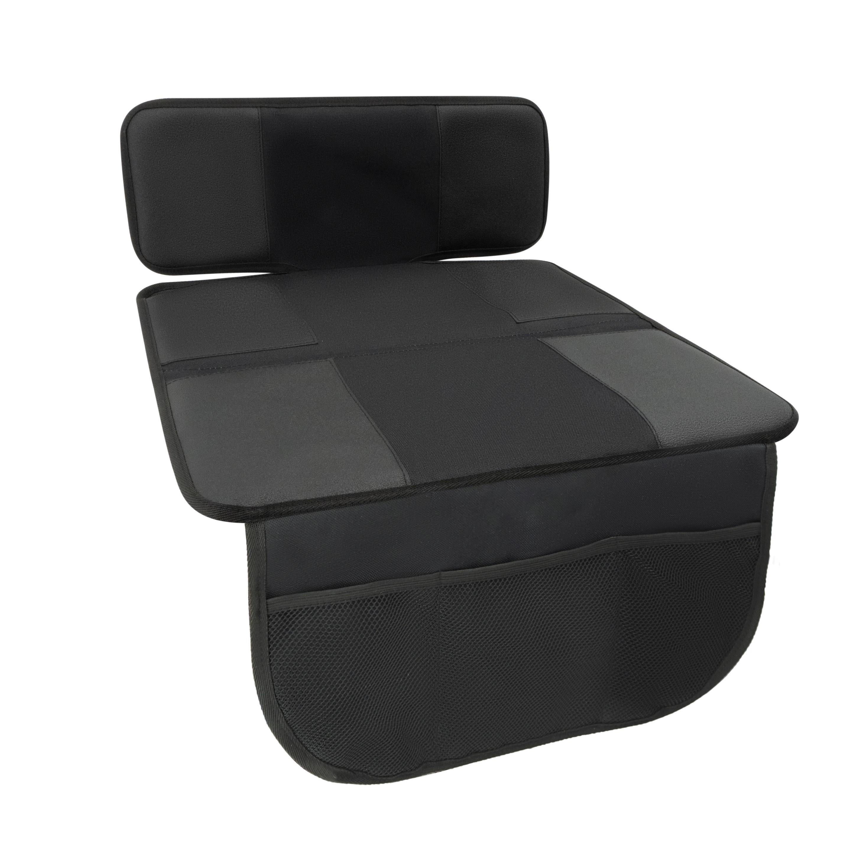 Car Seat Protector for Children Oxford Fabric Anti-Slip Mesh PVC Faux Leather Corners