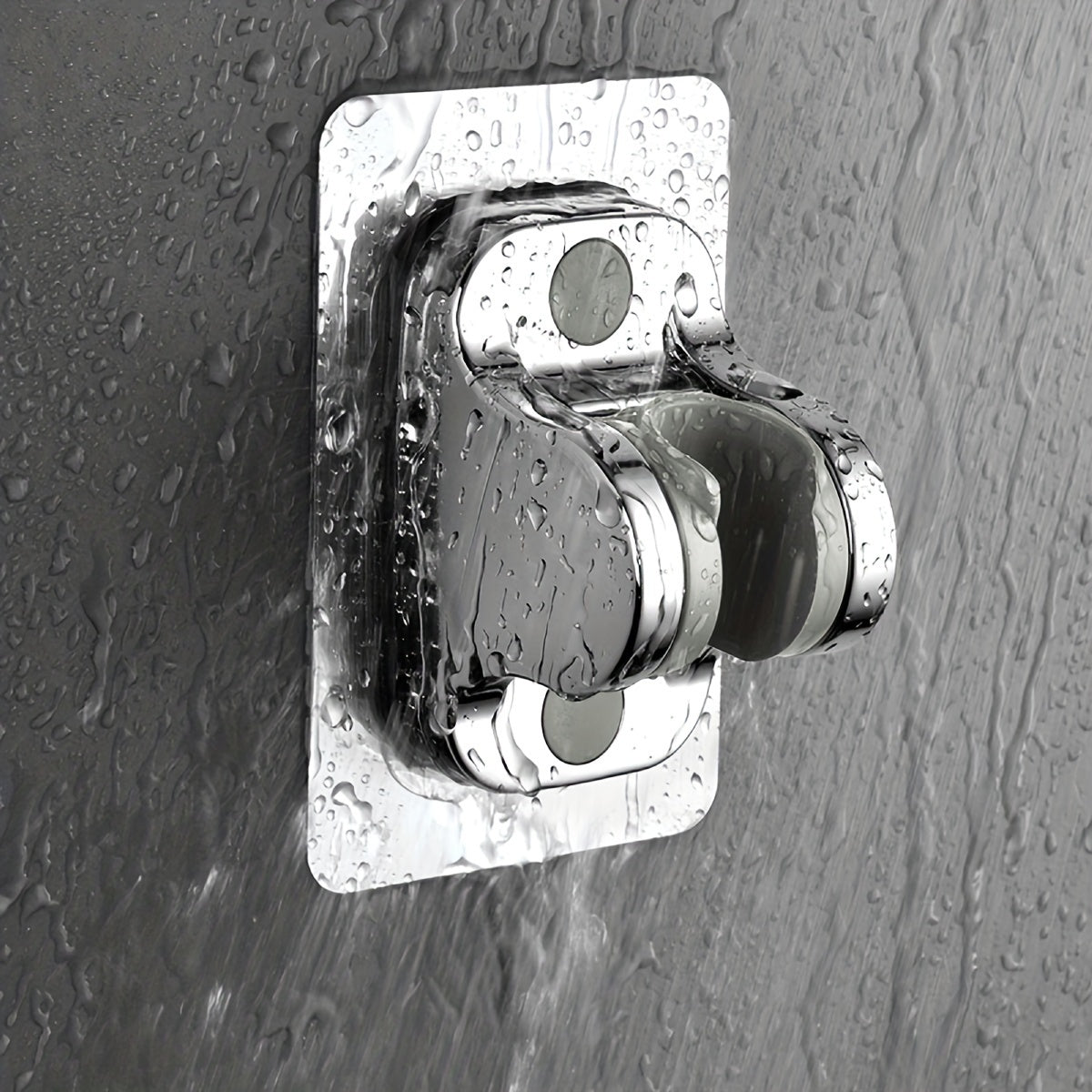 Soporte de ducha ajustable de montaje en pared, plástico, impermeable, a prueba de humedad, rotación de 120°