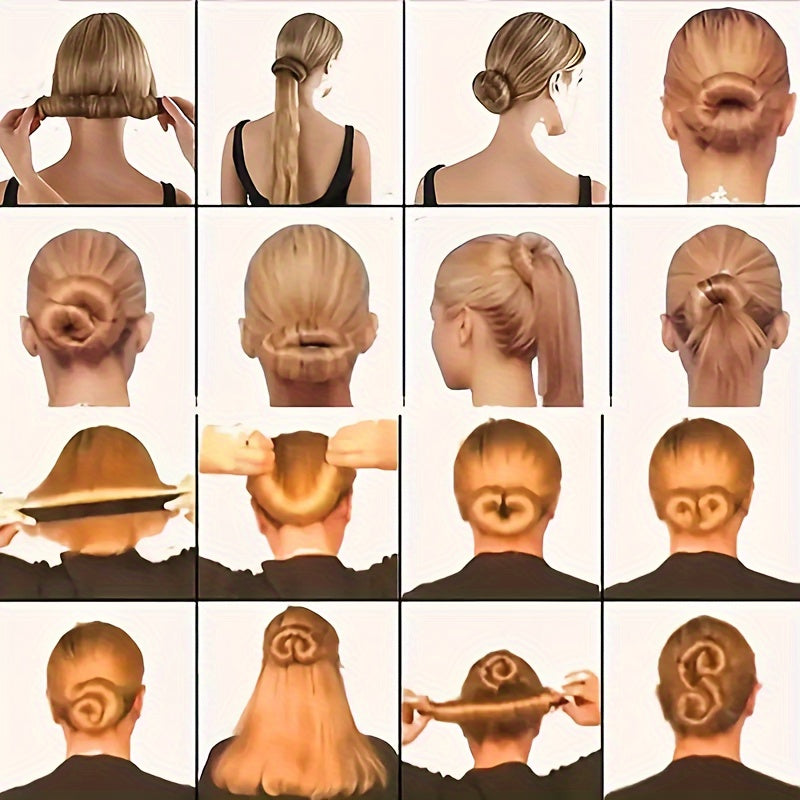 Ayollar uchun oson soch kliplari, vintage soch aksessuari, bun va curling uchun