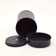 Набор из 12 черных металлических банок для чая по 16 унций с надежными двойными запаянными крышками