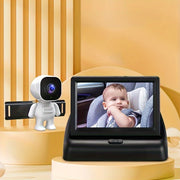 Car Seat Camera Monitor 10.92cm HD Display Night Vision Wide Angle Toddler Safety