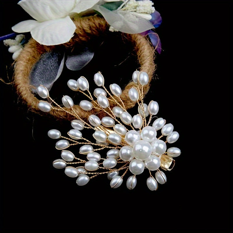 Floral Resin Brooch Pin for Women Elegant Jewelry Gift Box Included