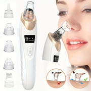 USB Rechargeable Facial Cleansing Kit with 5 Probes for Dark Circles and Puffiness