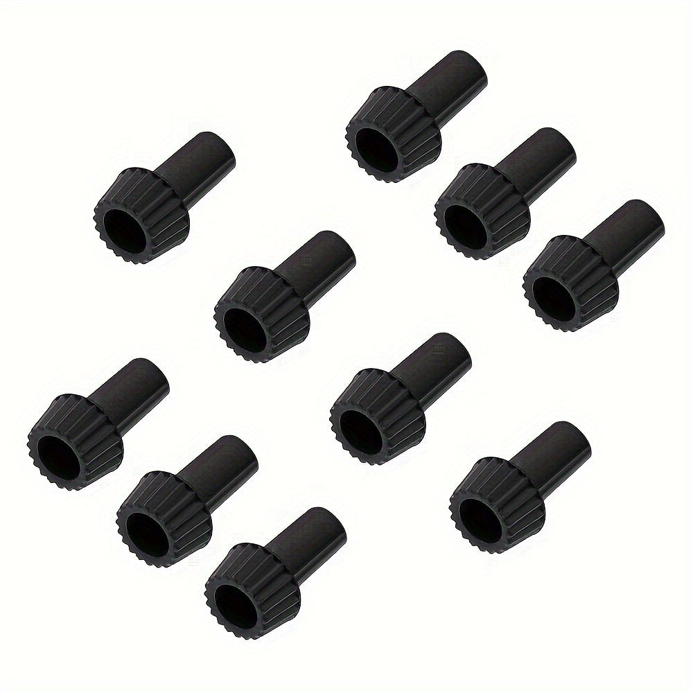 Metal Finish Lamp Rotary Switches 10-Pack No Power Source Needed