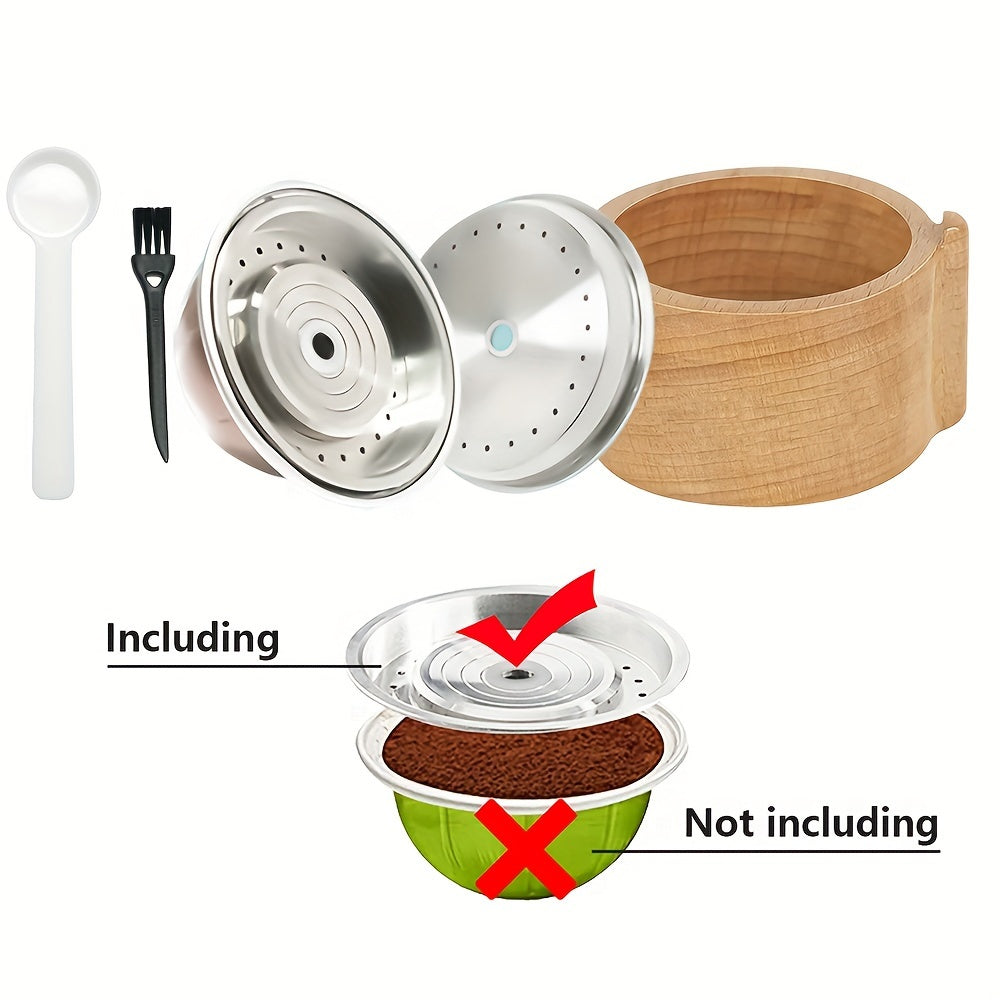 1, 2 yoki 3 ta qayta ishlatiladigan espresso podlari to'plami, VertuoLine mashinalari bilan mos kelishi uchun mo'ljallangan qopqoq bilan. Ushbu qahva filtr vositasi espresso ixlosmandlari uchun zarur bo'lgan uy jihozi.