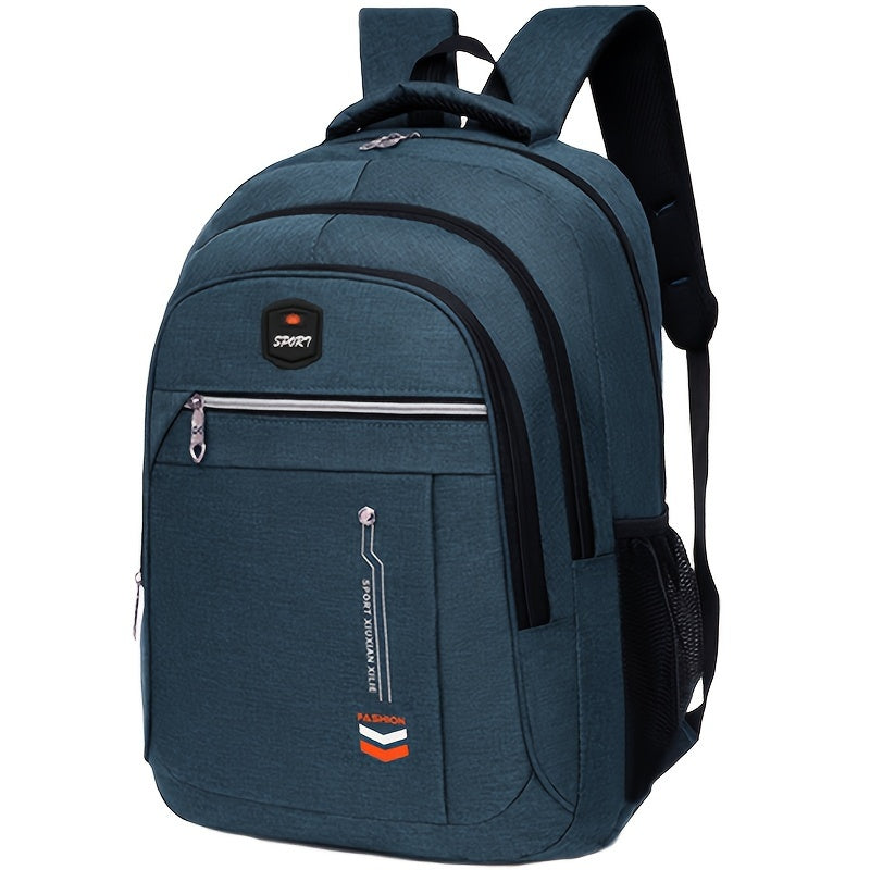 Large Capacity Nylon Backpack for Men and Women with Laptop Compartment