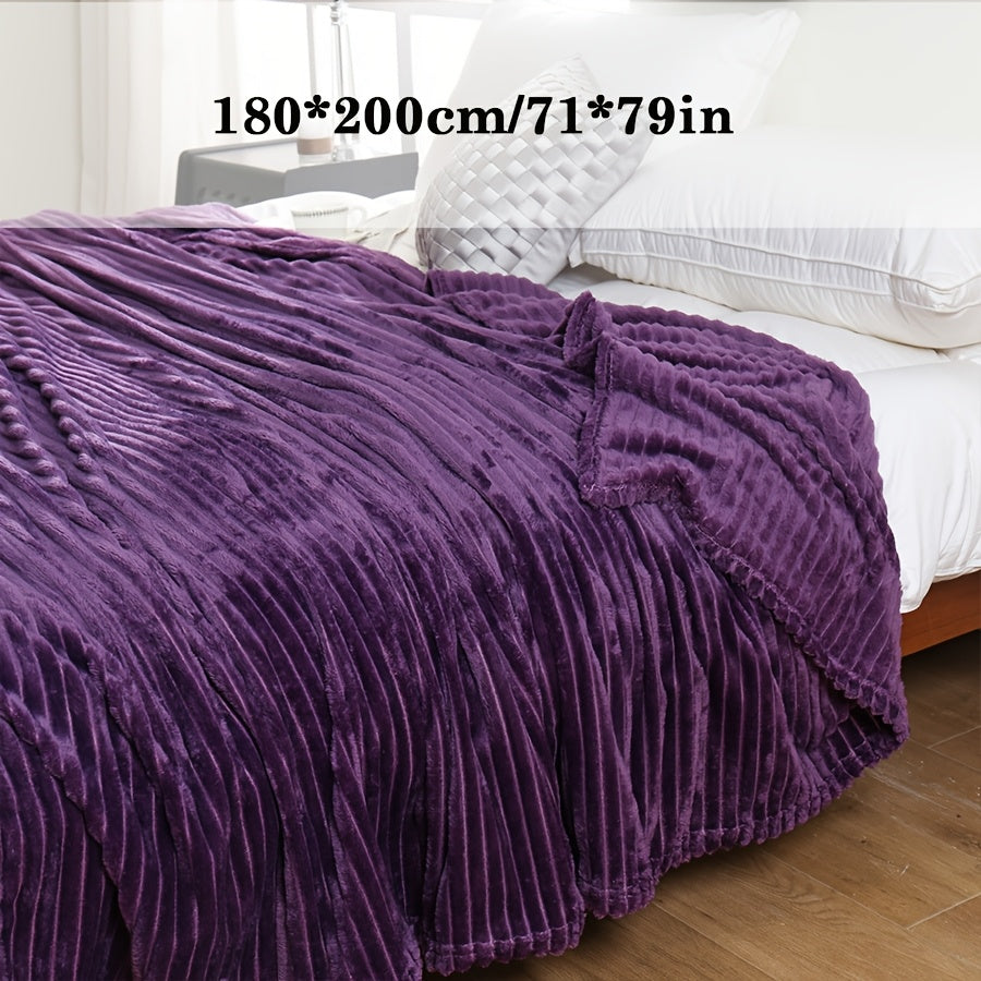 Flannel Christmas Blanket 220GSM Soft Warm Cozy for Bedroom Sofa and Pet Use