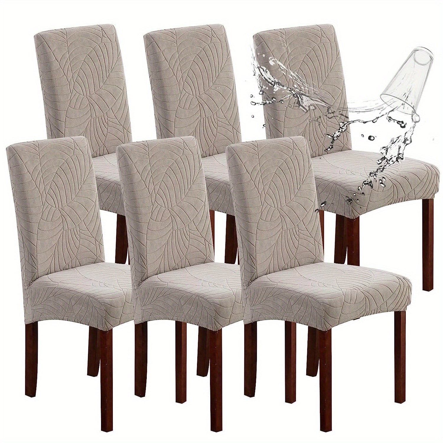 Съемные чехлы для стульев доступны в наборах по 2, 4 или 6 штук. Удобные для домашних животных и съемные, эти интегрированные чехлы для стульев идеально подходят для использования на кухнях, в отелях и ресторанах.