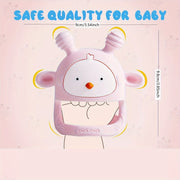 Silikon materialidan tayyorlangan chaqaloqlar uchun tish chiqargich o'yinchoq, bolalar uchun xavfsiz, chirqirash ovozi, 6-12 oylik bolalar uchun mos, BPA dan holi, hech qachon qo'lga tushmaydi (1/2 to'plam)